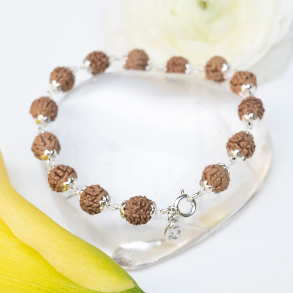 CHANDRA SHEKHRA  One (Shiva) who Holds the Moon Crown | Rudraksha and Sterling Silver
