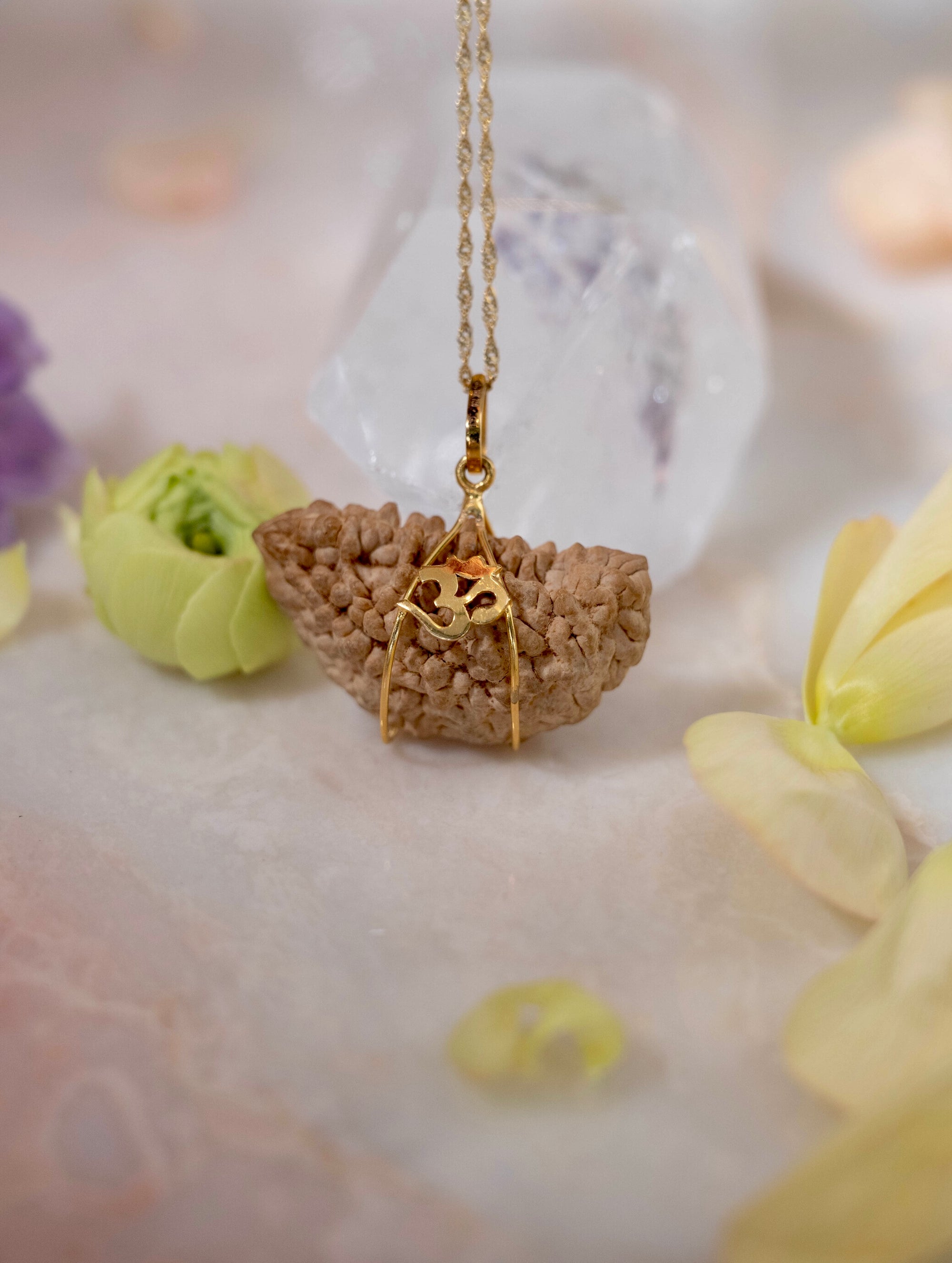 18ct Gold Rudraksha Pendants