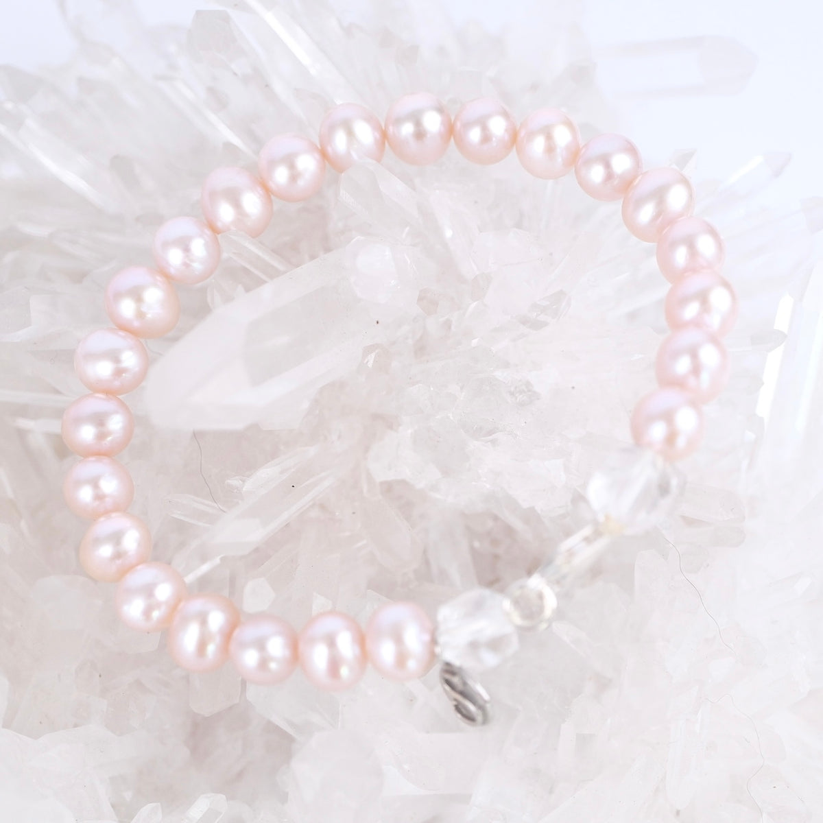 GRACE | Natural Pink Akoya Pearl Bracelet