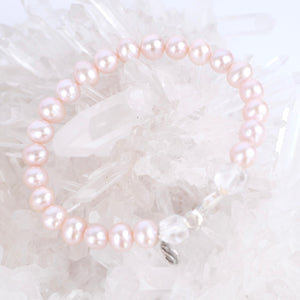 GRACE | Natural Pink Akoya Pearl Bracelet