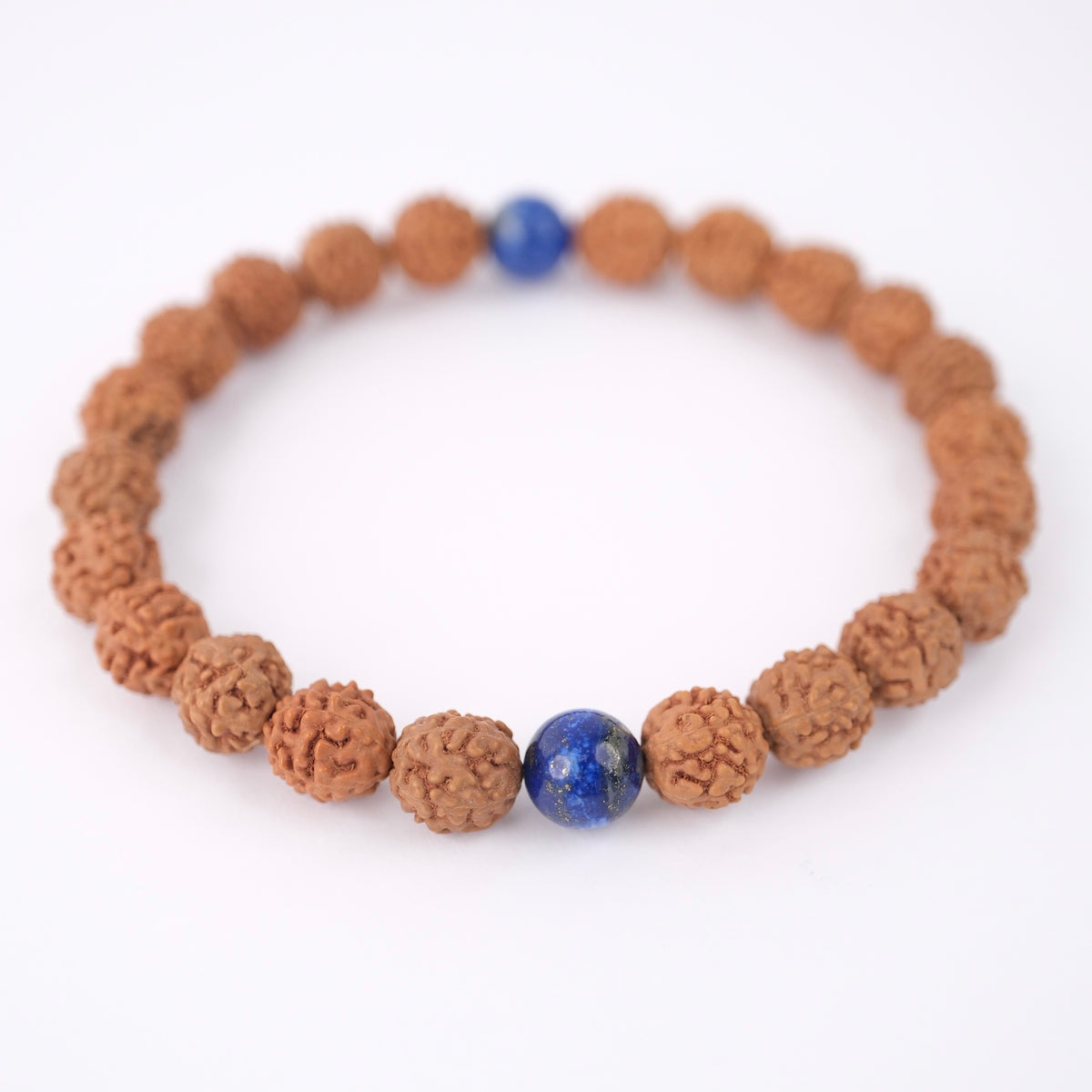CHIDAKASHA Men’s Bracelet ‘Awakening’ | Lapis Lazuli, Rudraksha