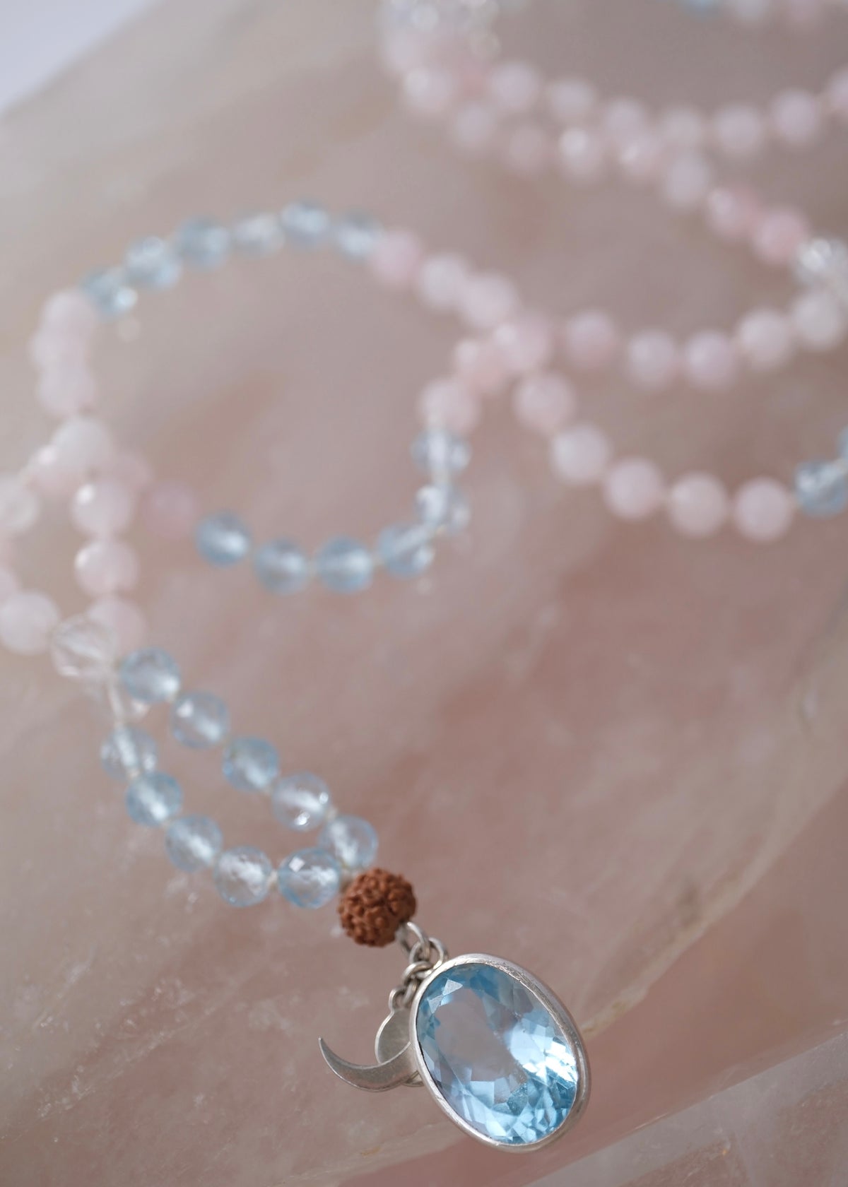 TRUE LOVE Mala | Topaz, Rose Quartz
