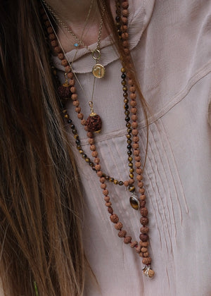 SRI OM SIDDHA MALA for Meditation, Protection & all Siddhi's | Indonesian 1 - 14 Mukhi, Ganesh, Gauri Shankar