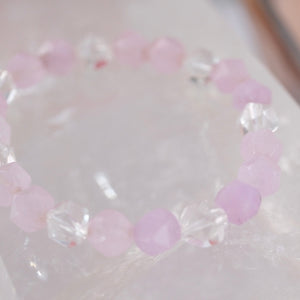 CLAIRVOYANCE Bracelet | Lavender & Herkimer Quartz