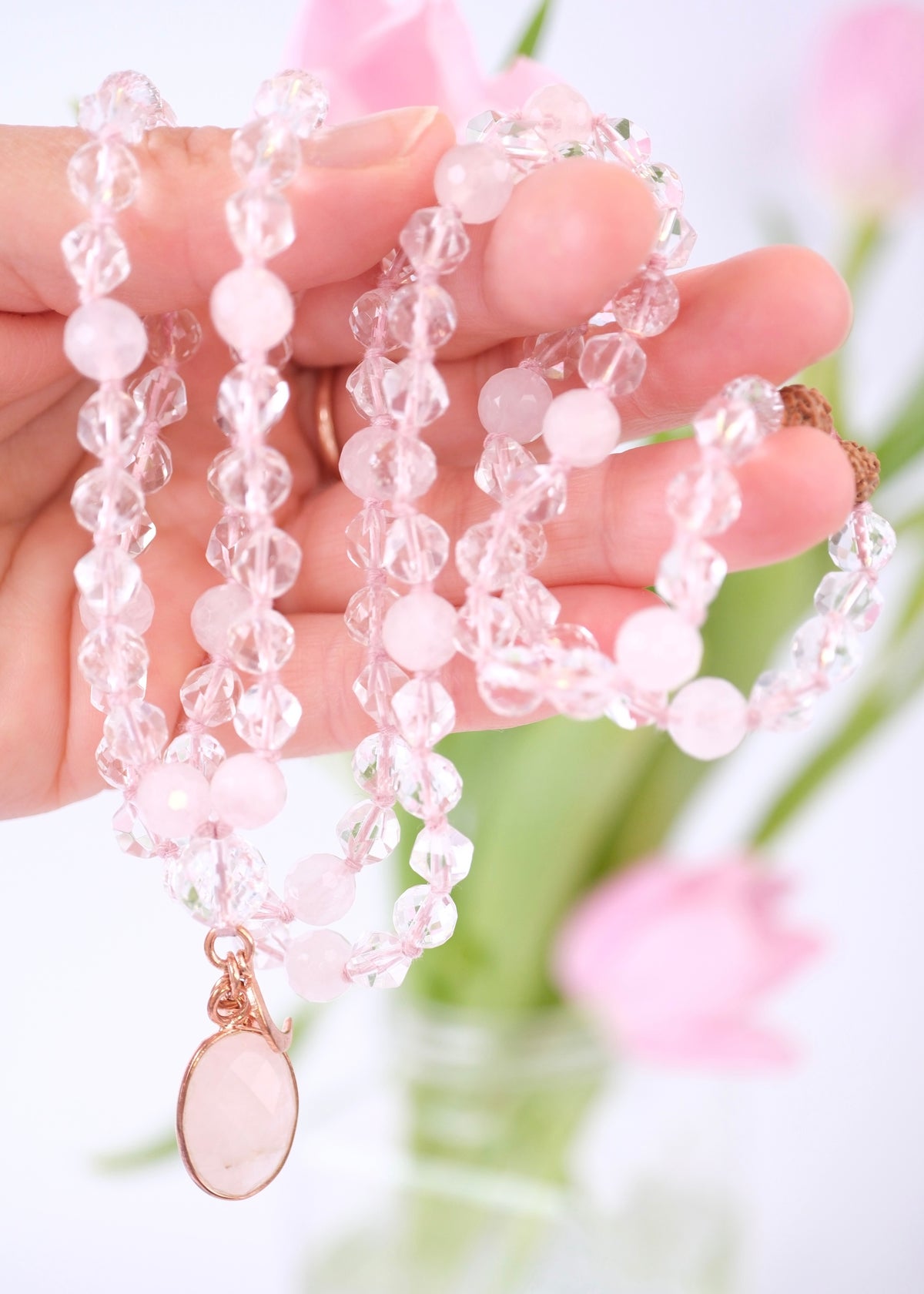 AHAM PREMA Pure Love in heart &amp; soul | Rose Quartz, Herkimer Diamonds, Himalayan Quartz