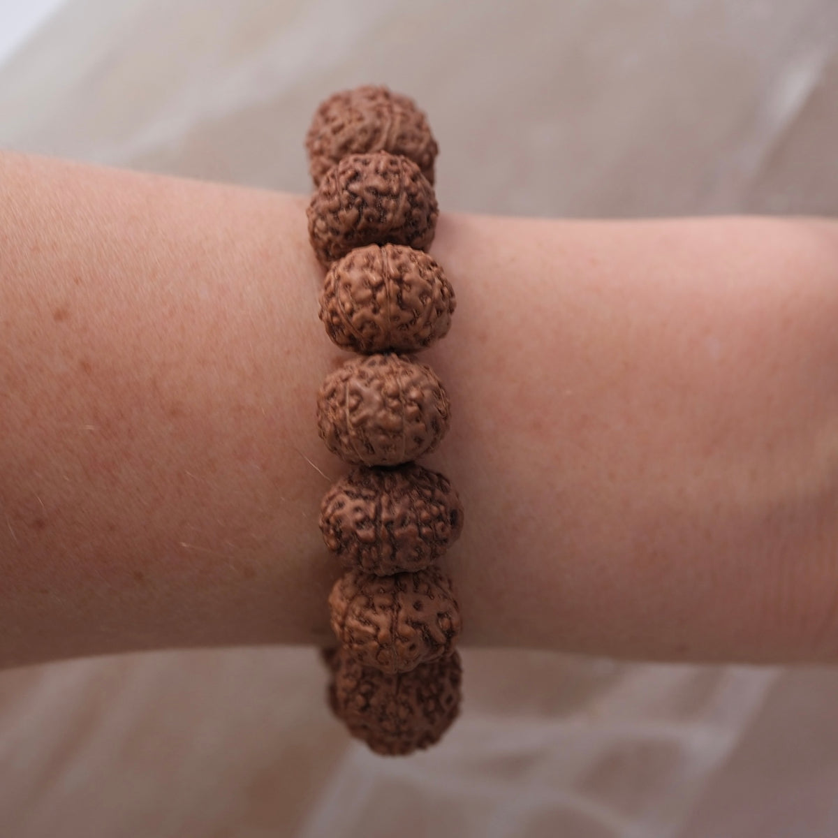 Lakshmi 7 Mukhi Rudraksha Temple bracelet