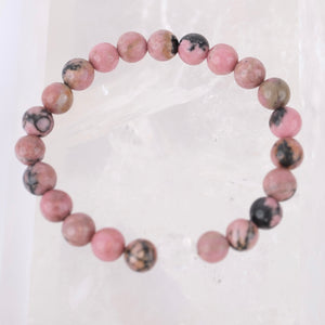 HRIDAYA KAMAL Lotus Heart | Rhodonite bracelet