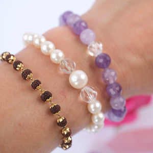 LEELAVATHI Playful Charming Graceful | Goddess energy | Lavender Quartz and Amethyst