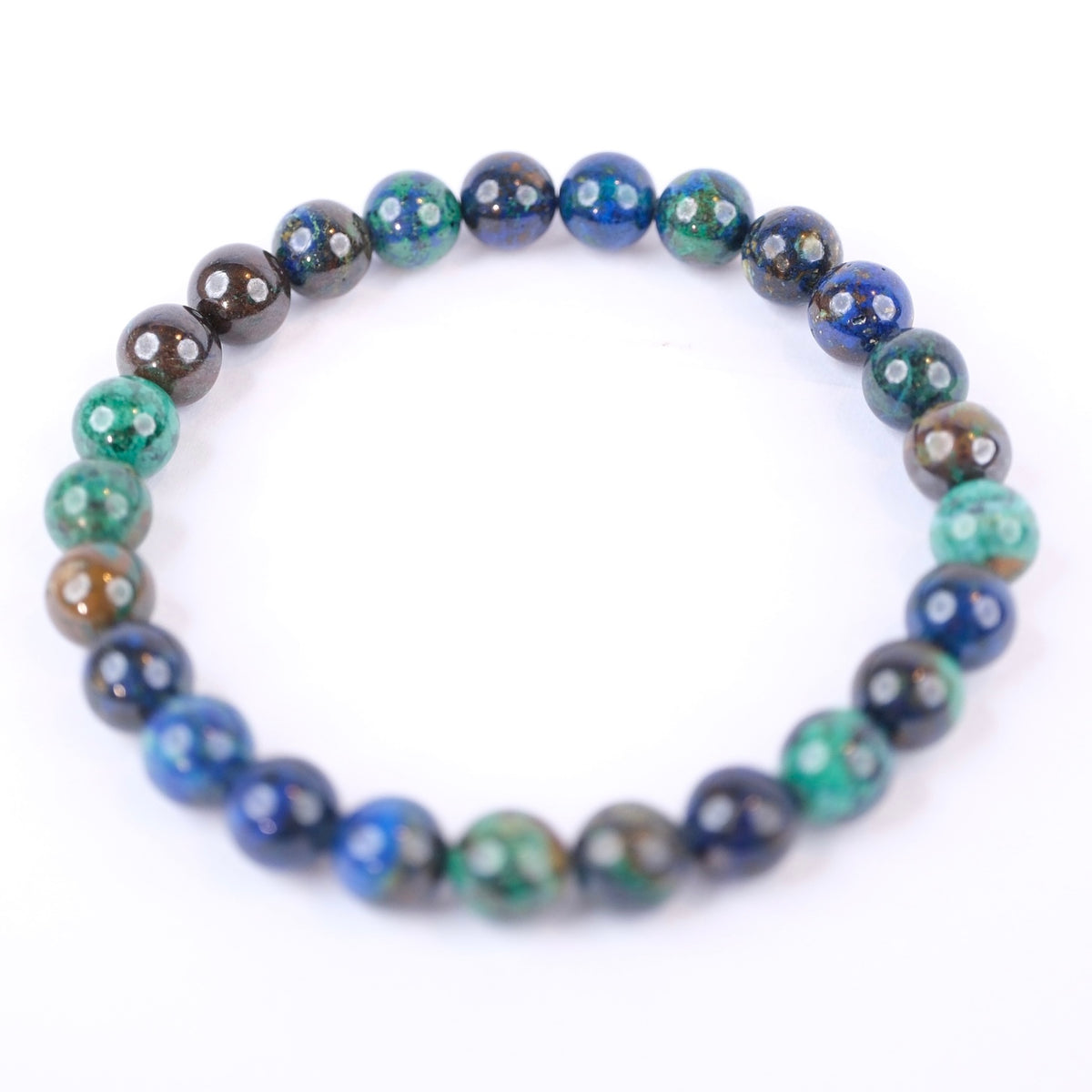 OJAS Vibrant Energy | Healing Chrysocolla Bracelet for Men