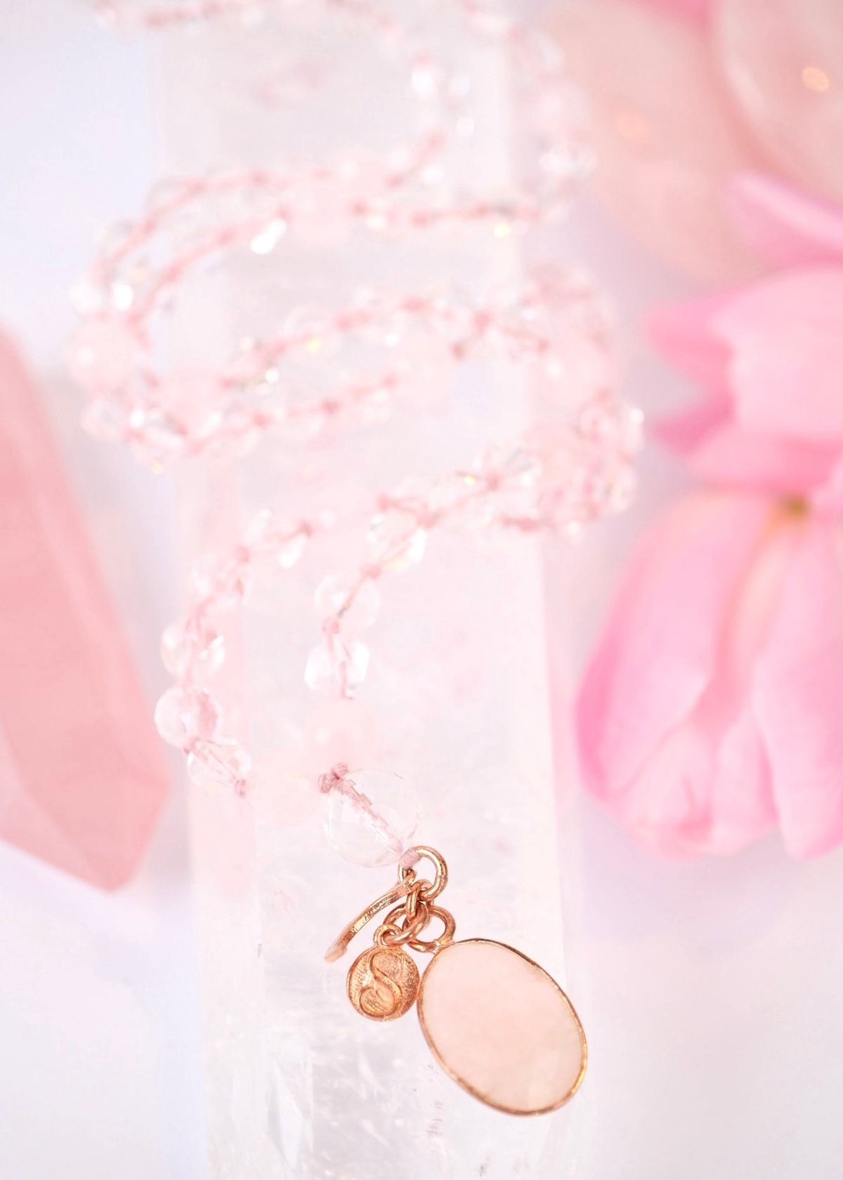 AHAM PREMA Pure Love in heart &amp; soul | Rose Quartz, Herkimer Diamonds, Himalayan Quartz