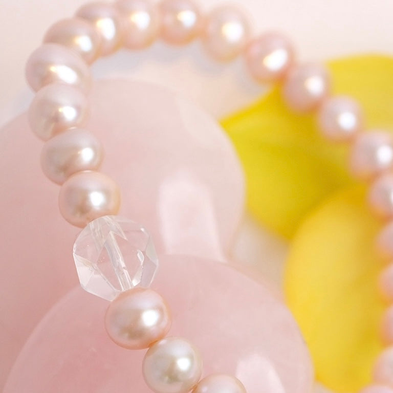 Gift of Divine Grace | Pink Akoya Pearl Bracelet