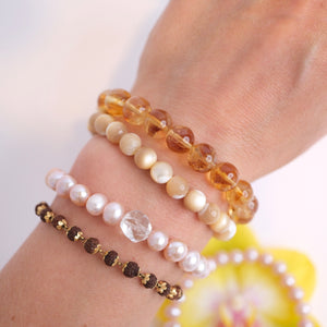 Gift of Divine Grace | Pink Akoya Pearl Bracelet