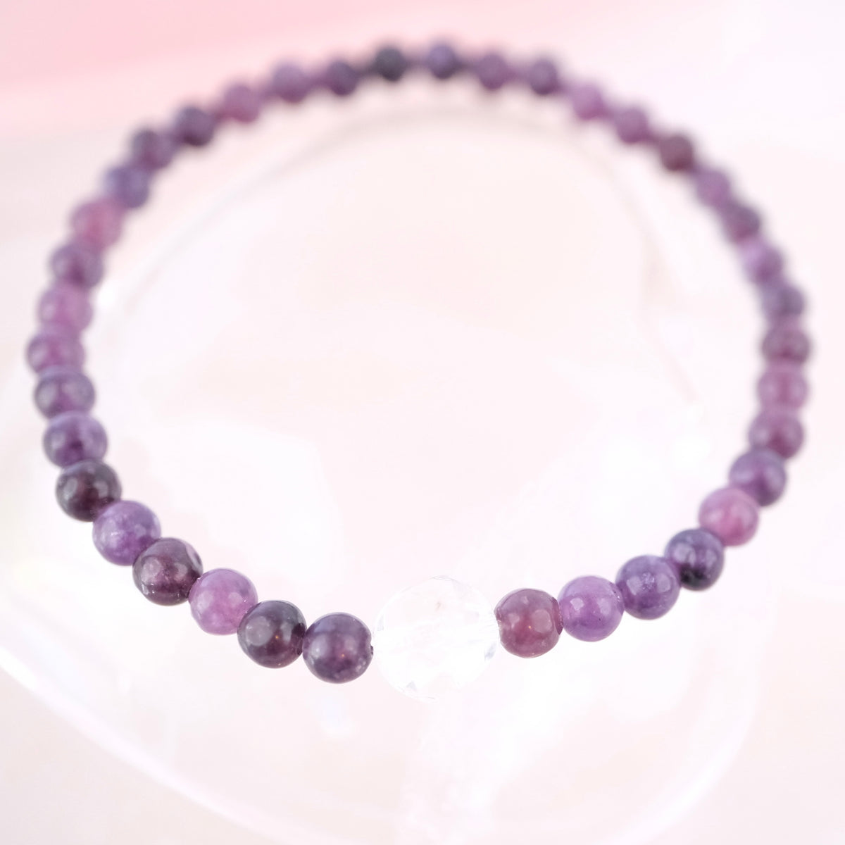 LOTUS | Lepidolite bracelet