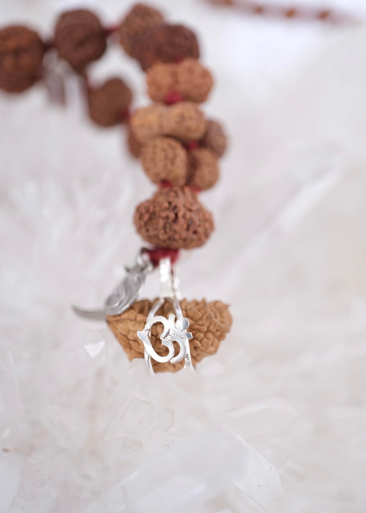 SRI OM SIDDHA MALA for Meditation, Protection & all Siddhi's | Indonesian 1 - 14 Mukhi, Ganesh, Gauri Shankar