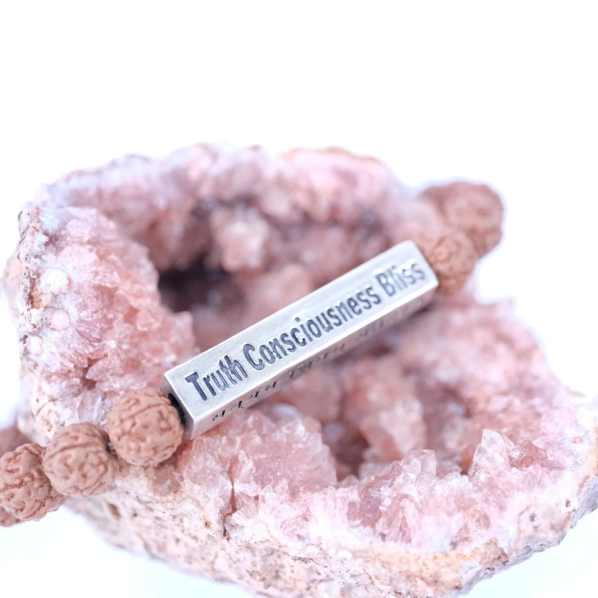 SHIVAM Rudraksha Bracelet with Mantra Bar