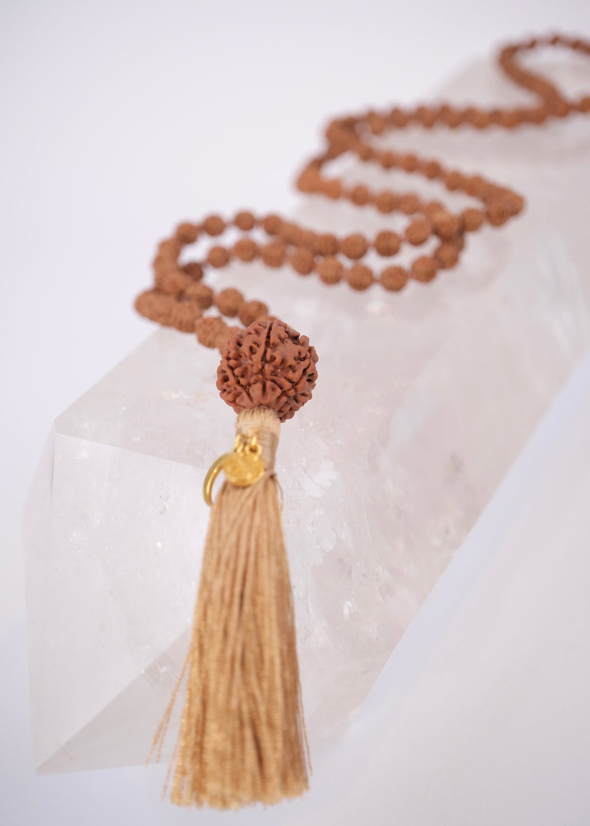 LAKSHMI Abundance Meditation Mala | 7 Mukhi Nepal Rudraksha