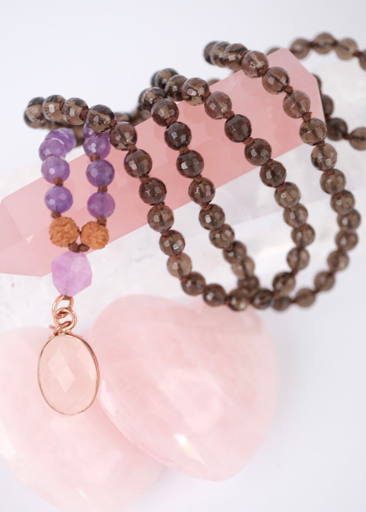 SUNDARI the Beauty of one&#39;s Essence | Removing Energy Blocks with Smoky, Rose and Amethyst Herkimer