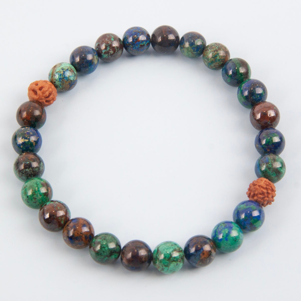 VITALITY Mens Healing Chrysocolla Bracelet