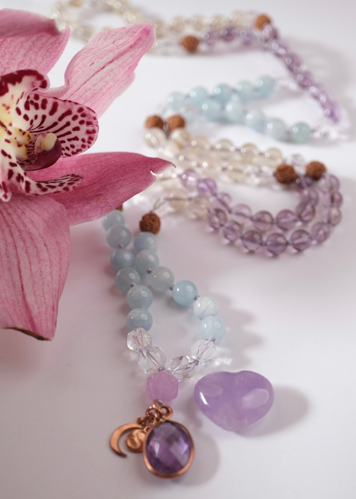 &#39;I AM&#39; St Germain &amp; the Violet Flame Mala for Spiritual Radiance