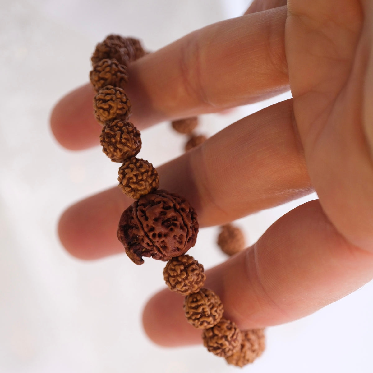 TEMPLE Collection: GANESH Nepal Rudraksha Mens bracelet