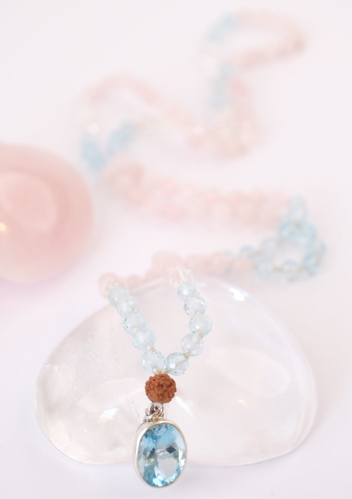 TRUE LOVE Mala | Topaz, Rose Quartz