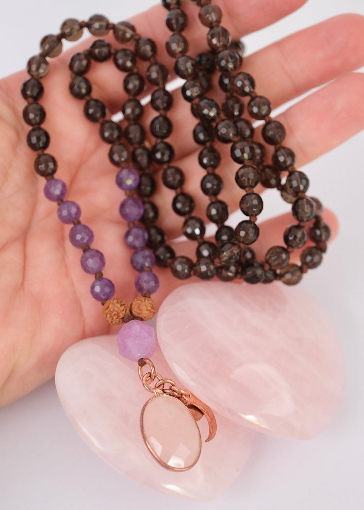 SUNDARI the Beauty of one&#39;s Essence | Removing Energy Blocks with Smoky, Rose and Amethyst Herkimer