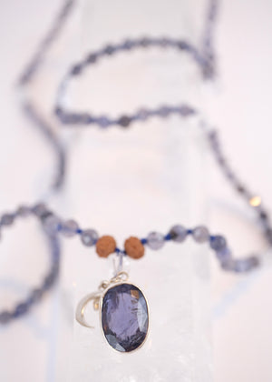 SHAMAN'S Iolite Mala | New Iteration with Iolite pendant