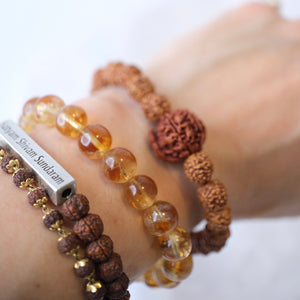 TEMPLE Collection: GANESH Nepal Rudraksha Mens bracelet