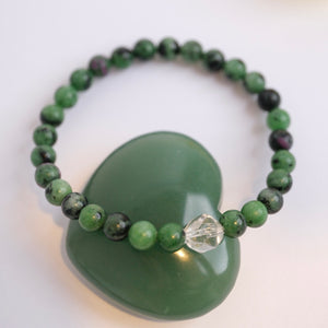 MAGIC Bracelet | Anyolite and Herkimer