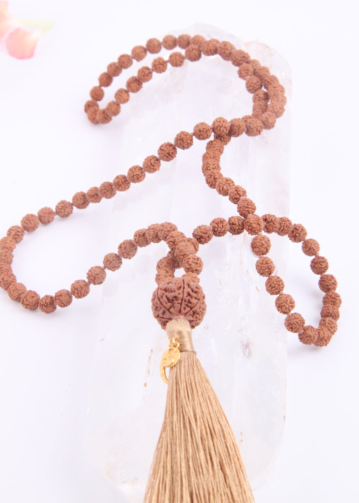 LAKSHMI Abundance Meditation Mala | 7 Mukhi Rudraksha