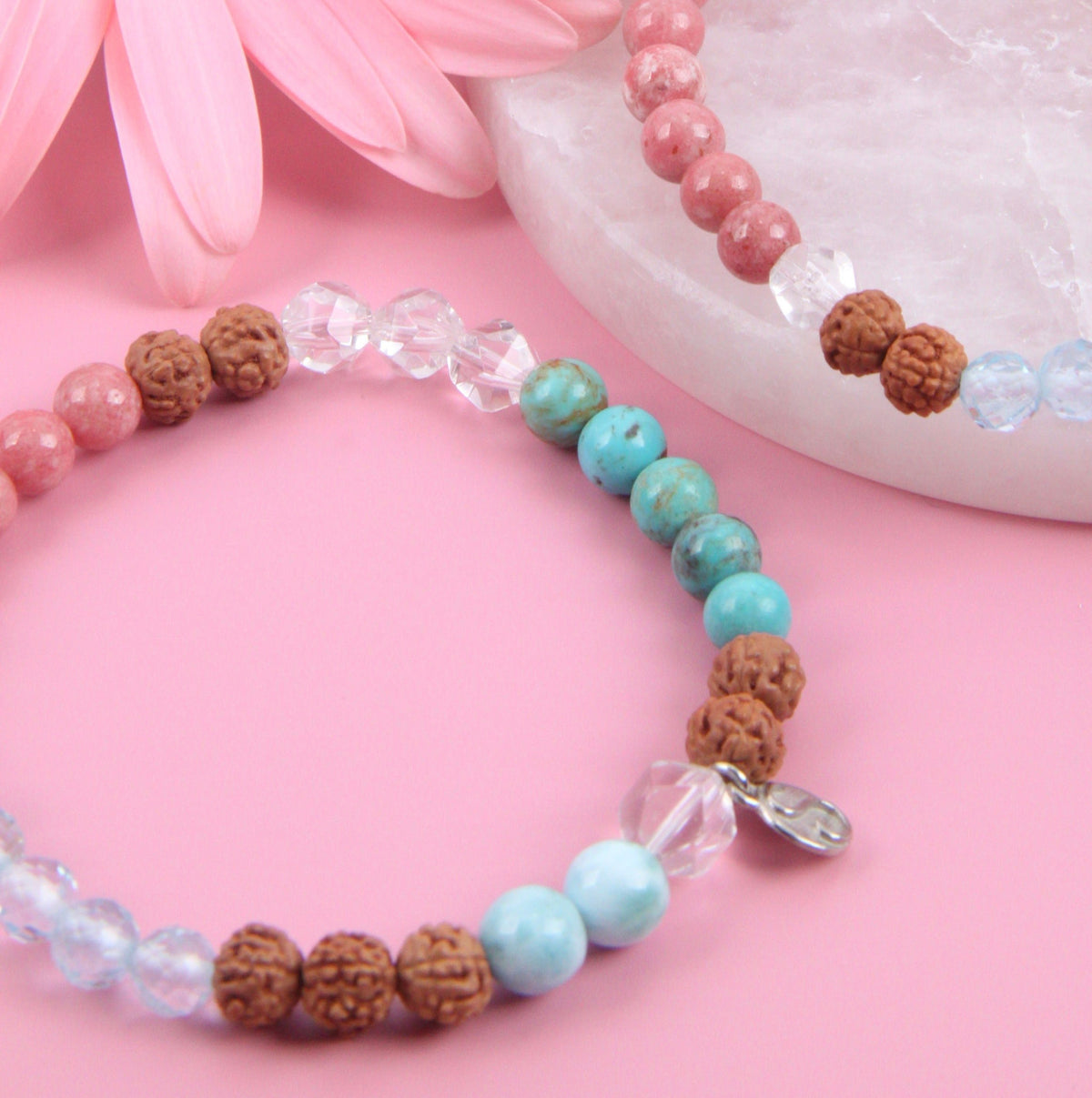 PROSPEROUS HEART Bracelet | Topaz, Larimar, Turquoise…