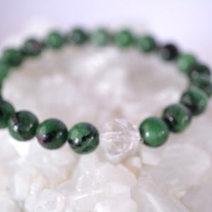 MAGIC Bracelet | Anyolite and Herkimer