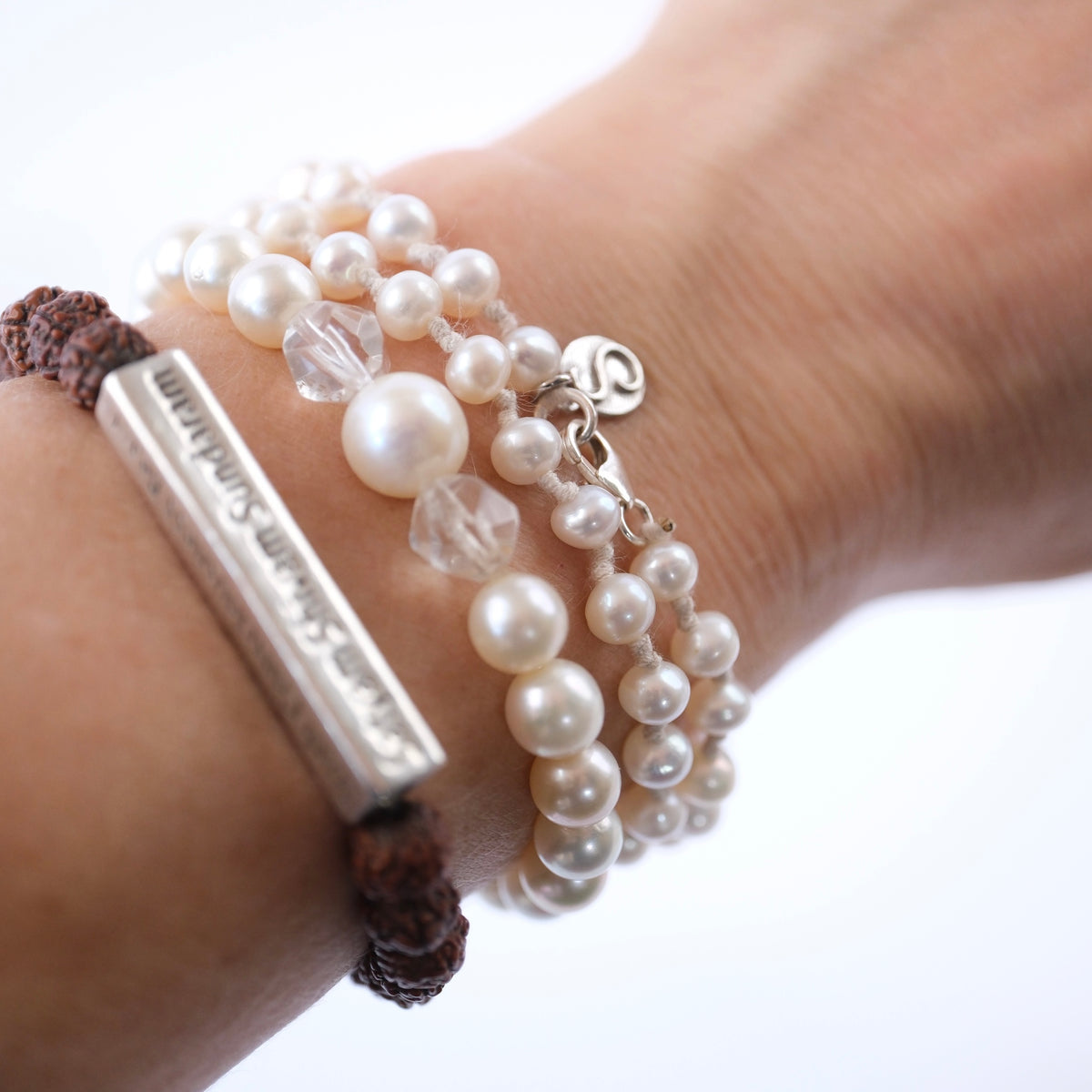 GRACE in LIFE Pearl wrap bracelet