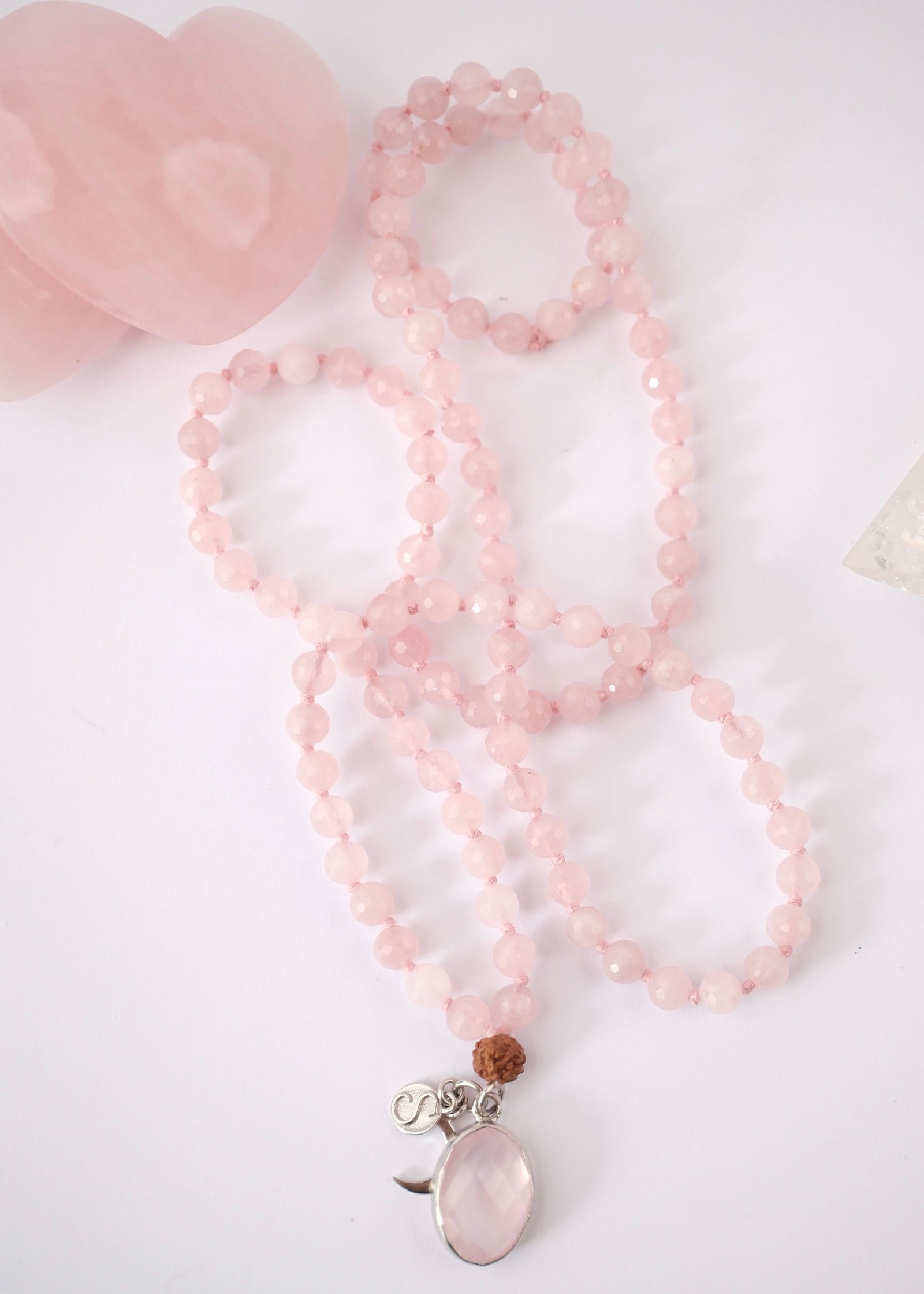 Rose Quartz Mala