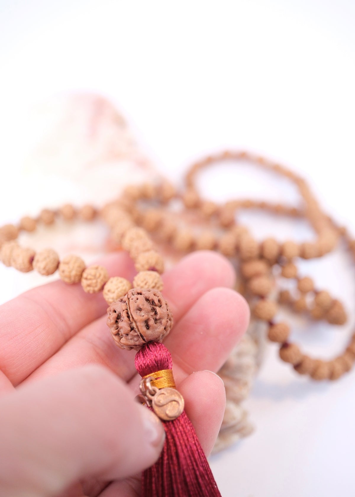 PATHRI CHINKA Premium Rudraksha Mala | Finest Quality Rudraksha
