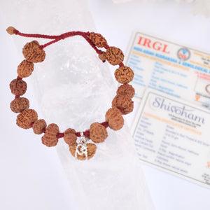 SIDDHA Bracelet | 1-14 Mukhi, Ganesh & Gauri Shankar, Indonesian premium Rudraksha