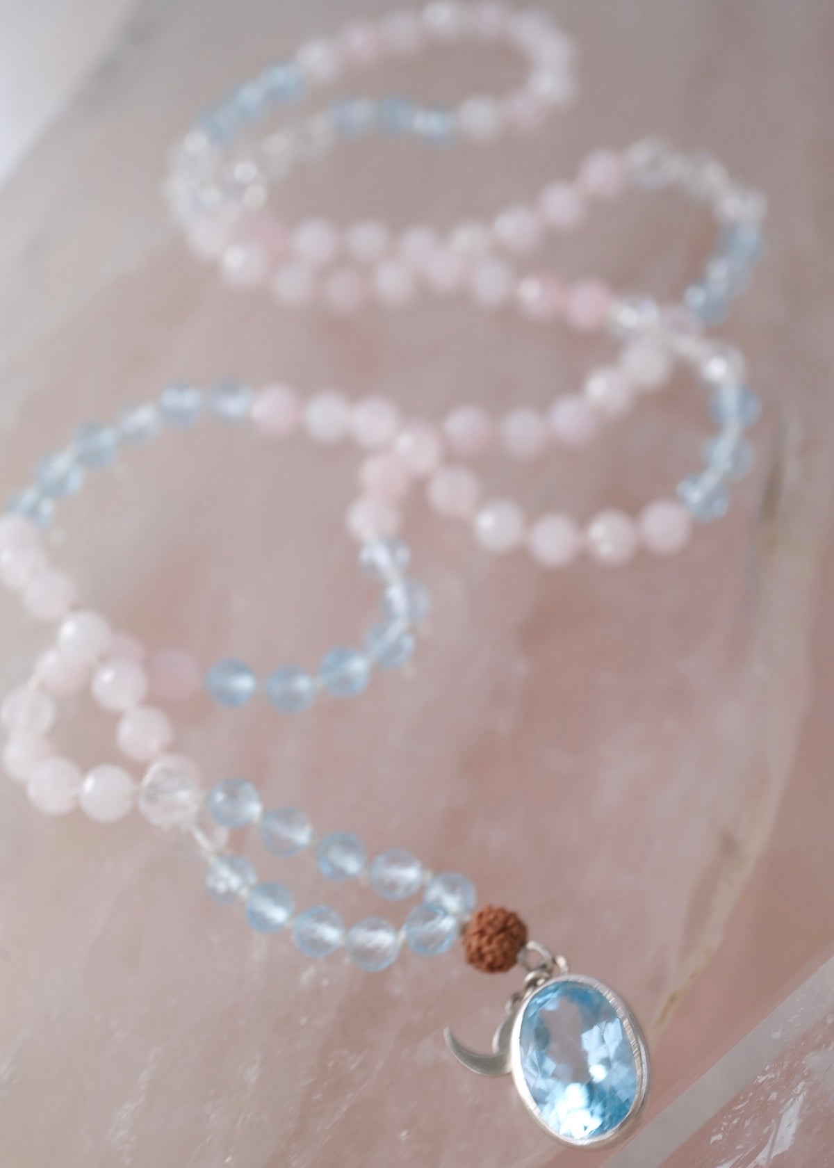TRUE LOVE Mala | Topaz, Rose Quartz
