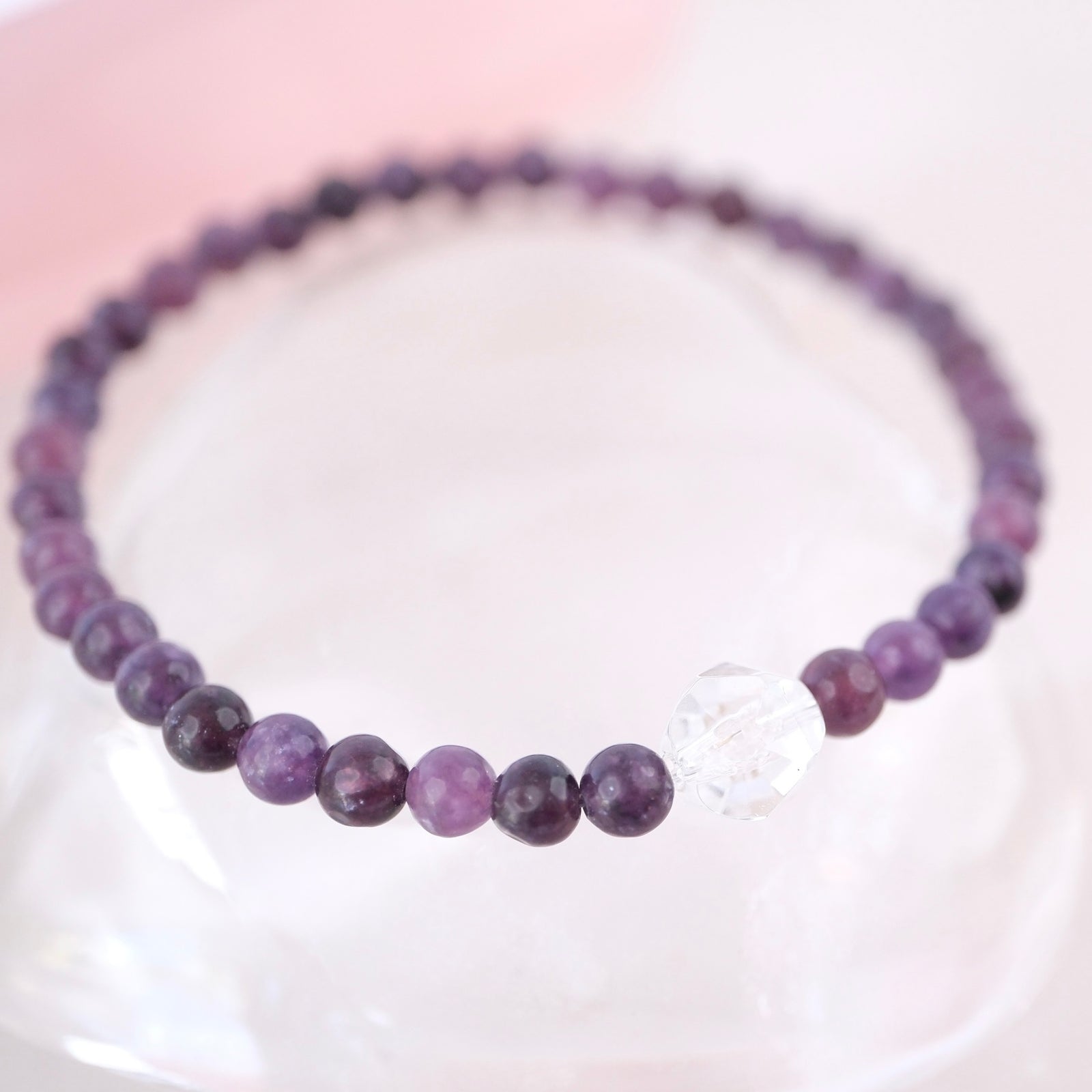 LOTUS | Lepidolite bracelet