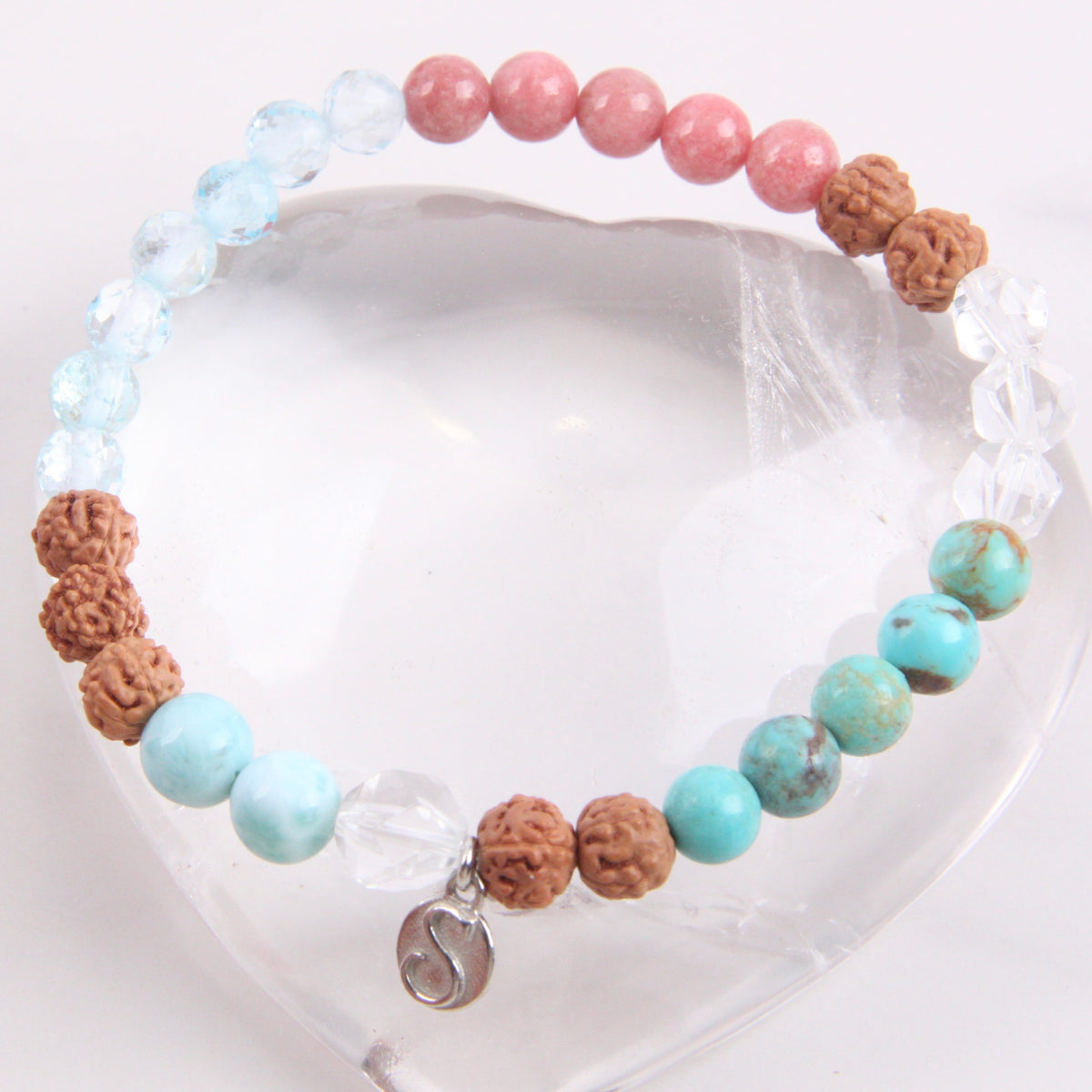 PROSPEROUS HEART Bracelet | Topaz, Larimar, Turquoise…