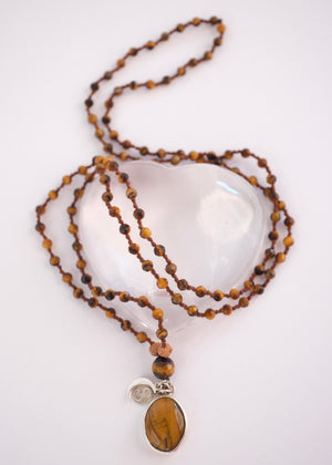 Tigers Eye Pendant in Silver