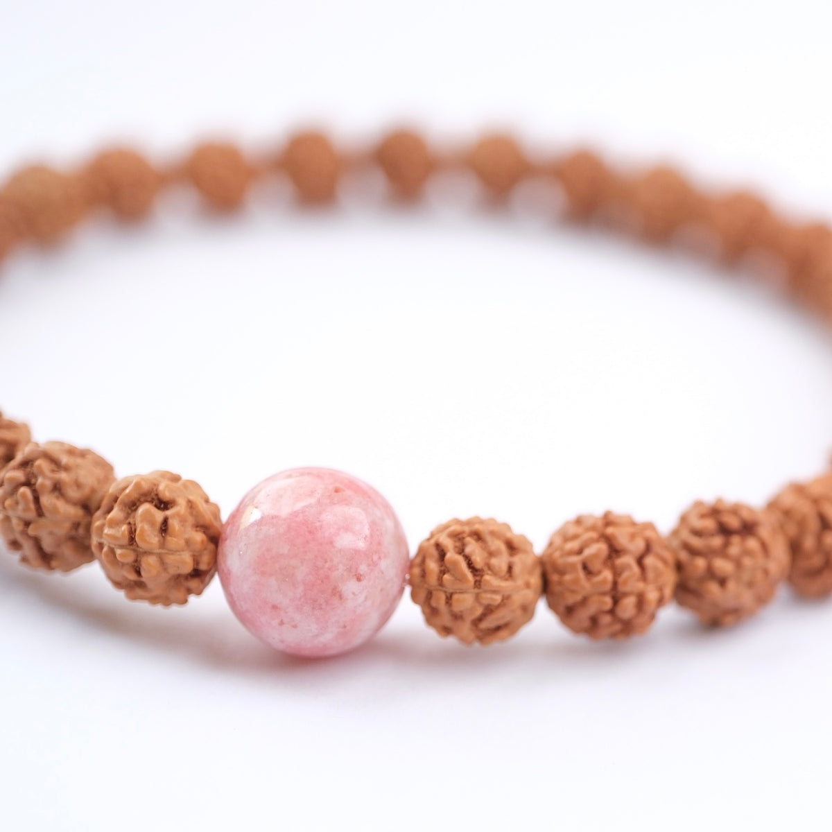 DIVINE ENLIGHTENMENT | Rudraksha &amp; Thulite Bracelet