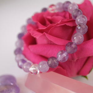 LEELAVATHI Playful Charming Graceful | Goddess energy | Lavender Quartz and Amethyst