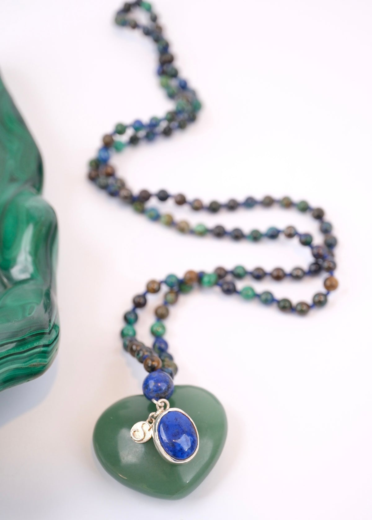 ROHANA Healing to Wholeness | Chrysocolla, Lapis Lazuli Mala