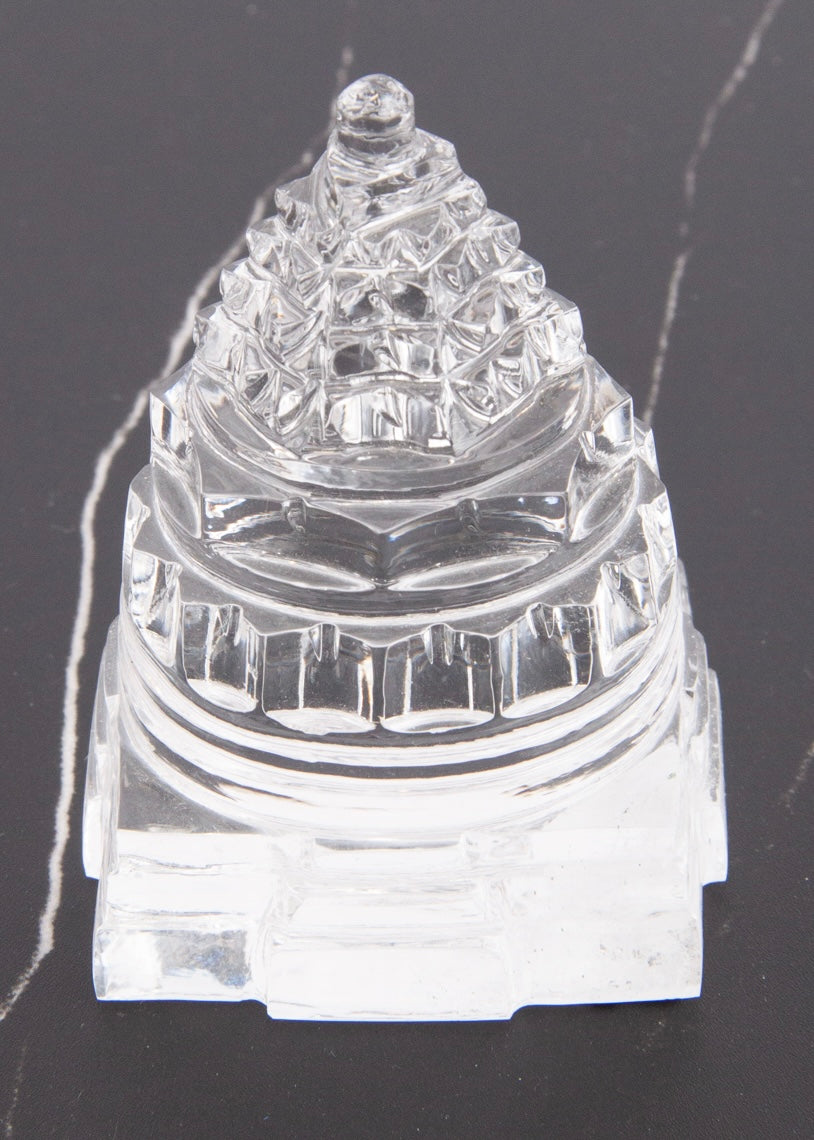 SRI YANTRA | Magnificent Himalayan Clear Quartz. Hand Carved