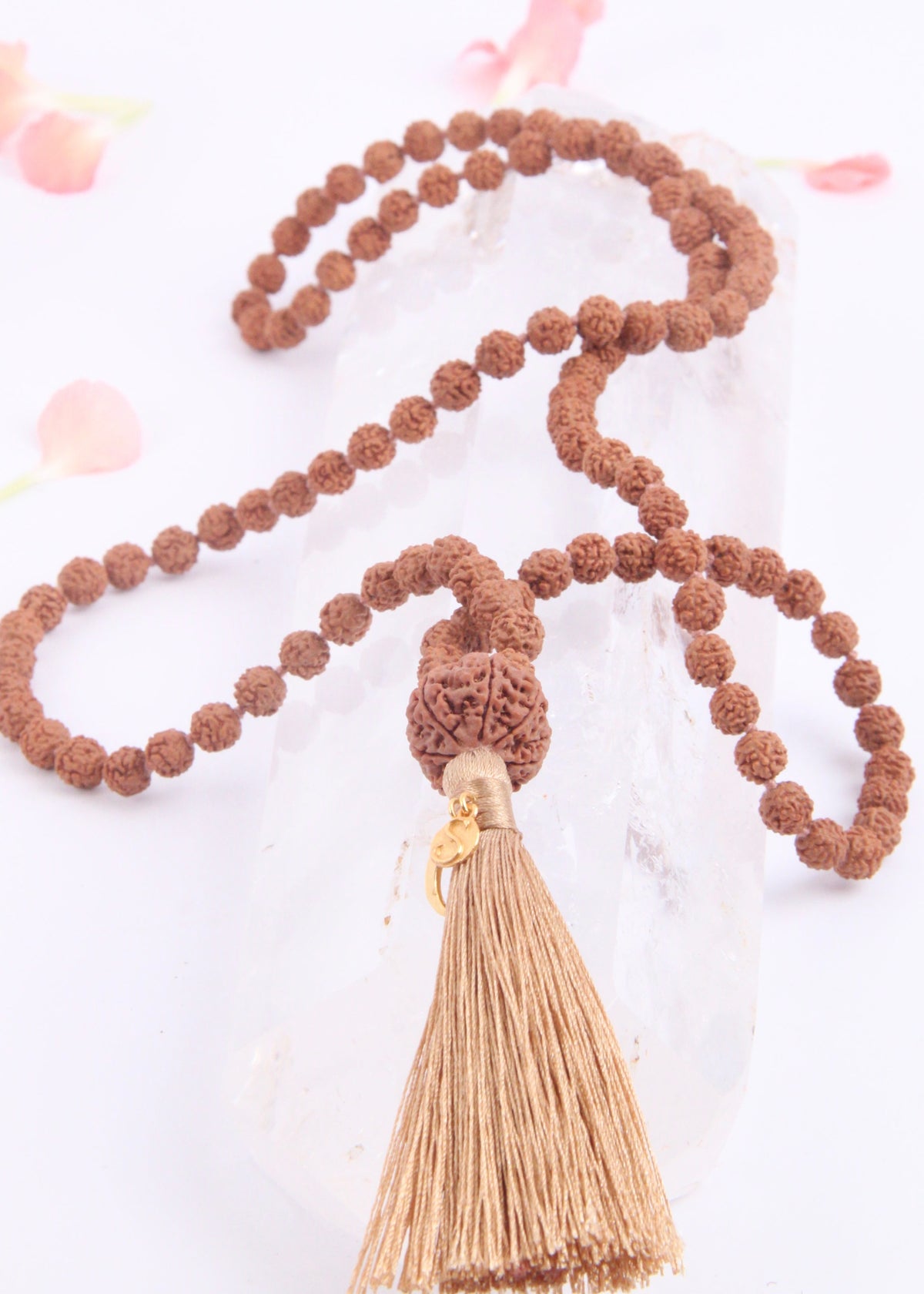 LAKSHMI Abundance Meditation Mala | 7 Mukhi Rudraksha