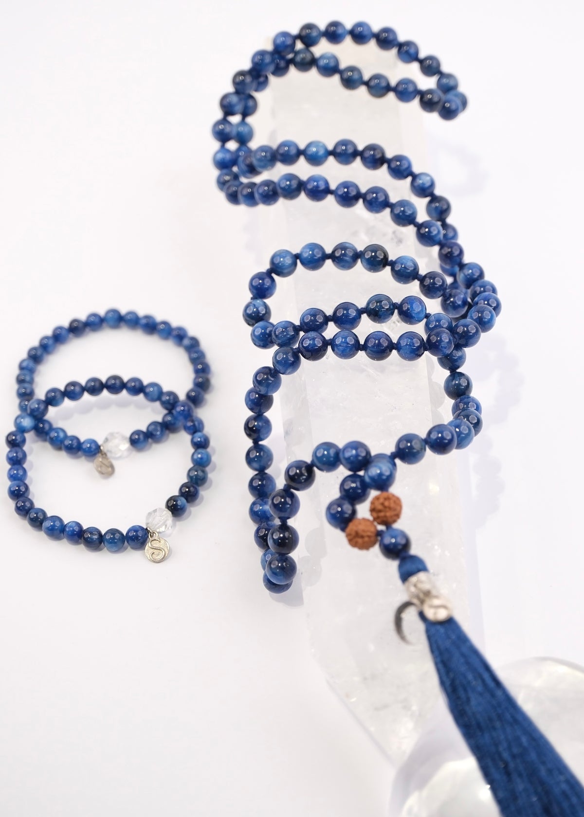 SIDDHI Superpower Awakening Mala | Vivid Kyanite