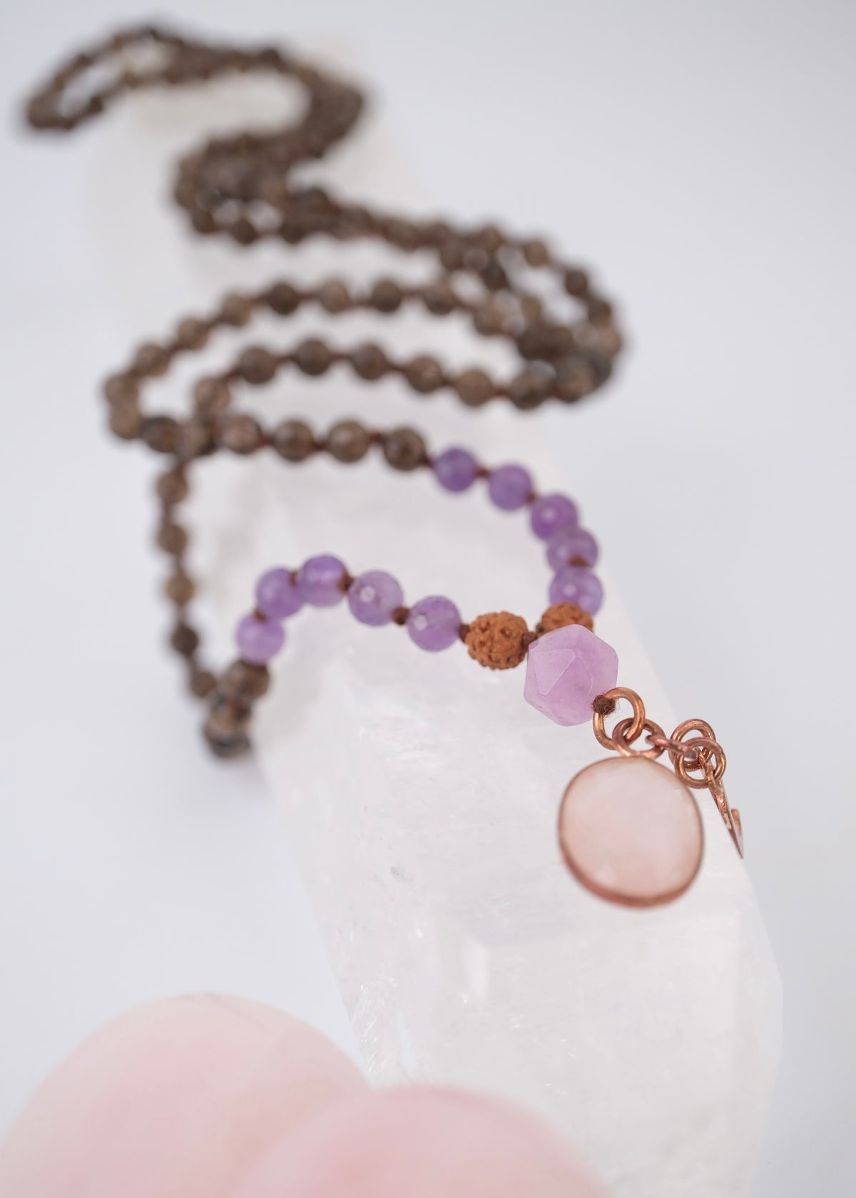 SUNDARI the Beauty of one&#39;s Essence | Removing Energy Blocks with Smoky, Rose and Amethyst Herkimer