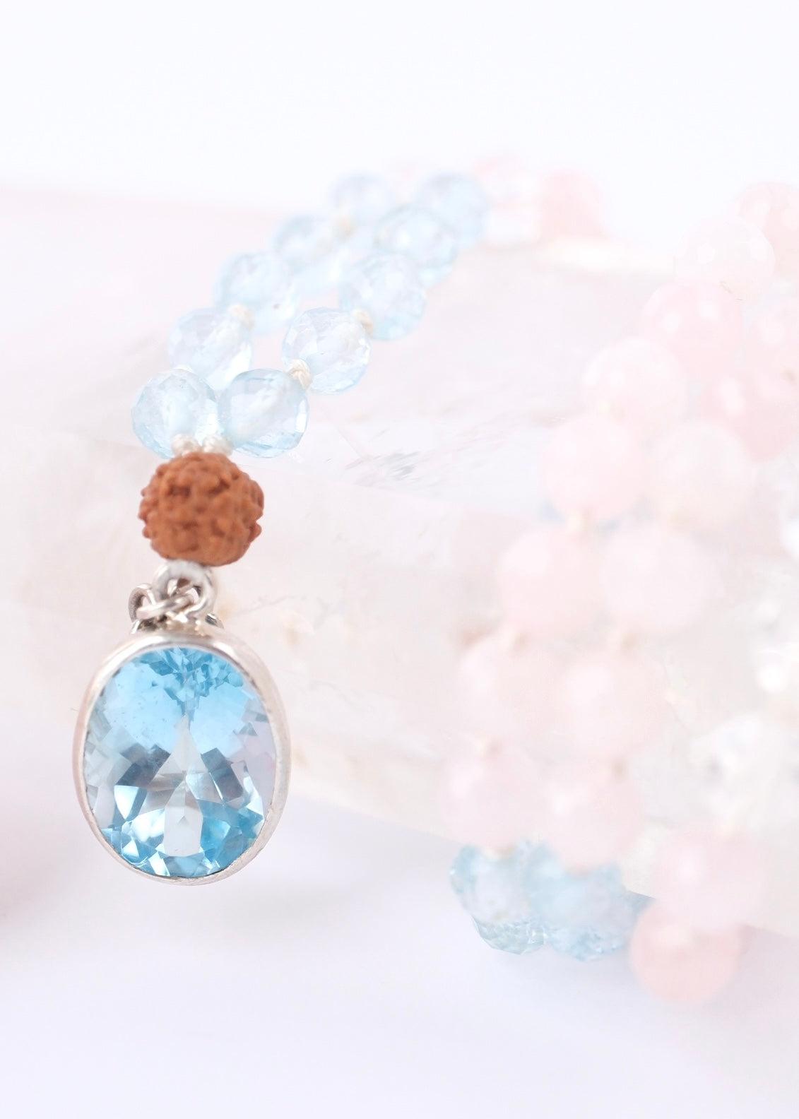 TRUE LOVE Mala | Topaz, Rose Quartz