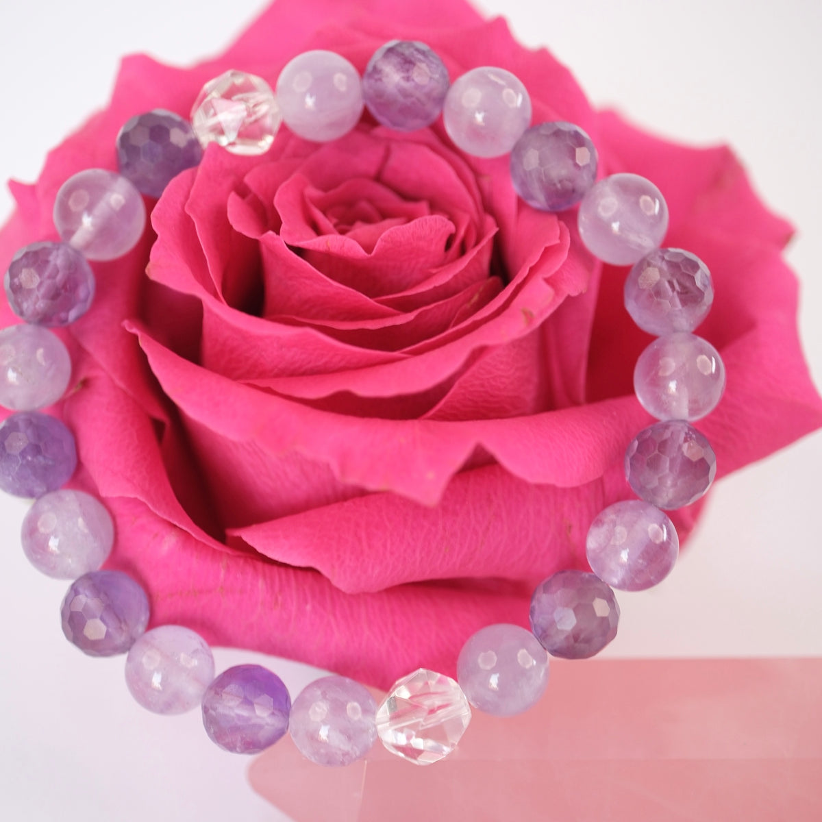 LEELAVATHI Playful Charming Graceful | Goddess energy | Lavender Quartz and Amethyst