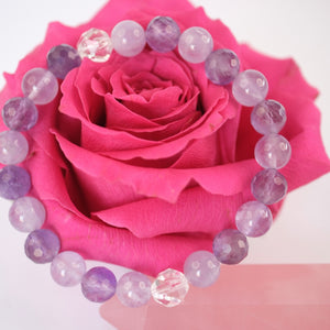 LEELAVATHI Playful Charming Graceful | Goddess energy | Lavender Quartz and Amethyst